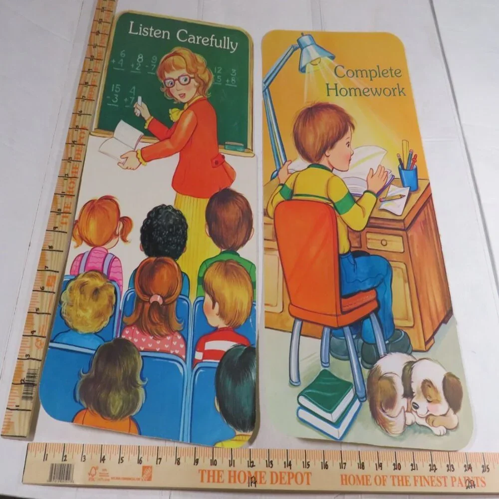 Play Together (6) BULLETIN BOARD SET 1980s or older Vintage  Classroom Posters